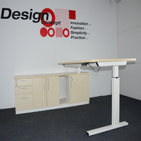 Bureau de travail moderne Greatway à double moteur électrique, réglable en hauteur, assis-debout, tables de bureau motorisées