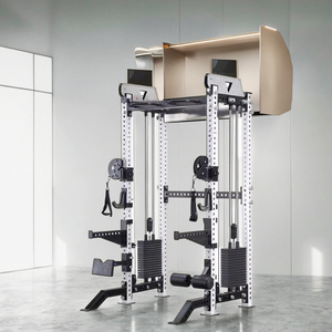 Machine de musculation multifonctionnelle commerciale pour la musculation et l'entraînement de la force avec fonction d'exercice des épaules, équipement de fitness sportif Z0 - Product Image 2