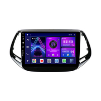 Autoradio Android pour Jeep Compass modèle 2015-2017, écran 10,1 pouces, CarPlay sans fil, Android Auto, cadre Jeep Compass, Android 14