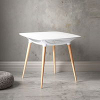 Meubles de salle à manger Table basse en MDF de qualité supérieure Mobilier de restaurant bistro Rangement durable Table basse polyvalente