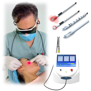 Clínicas Cirujano 980nm Jowline Cara inferior Doble mentón 1470nm Estiramiento DE LA PIEL Endoláser Fibra óptica Estiramiento facial Pliegues nasolabiales - Product Image 1