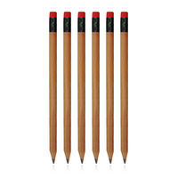 Crayons en bois de cèdre noirs promotionnels en gros, forme triangulaire, format jumbo HB, pour dessin, avec logo personnalisé