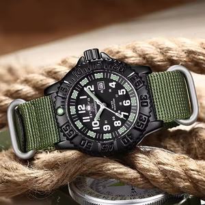 Montre intelligente classique haut de gamme pour homme, bracelet en <span class=keywords><strong>nylon</strong></span>, étanche, lumineuse, trois aiguilles, résistance à l'eau de 50 m pour les sports de plein air - Product Image 3