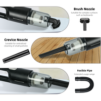 Penyedot Debu Mobil Portabel 6 KPa dengan Kabel, Parameter Utama, Mini Vacuum Cleaner untuk Mobil