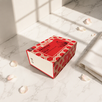 Boîte d'emballage magnétique rigide en carton de luxe pour cadeaux, avec emballage cadeau pliable, vente en gros