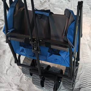 Blu OEM strumenti personalizzati ruote Design maniglia piattaforma freno camion la migliore vendita pesante Trolley magazzino carrello Cargo nuovo - Product Image 3