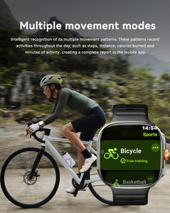 Montre connectée 4G LTE M99 2024 avec grand écran AMOLED couleur, affichage IP67, silicone, WIFI, GPS, appels SIM, Android, iOS, magnétique - Product Image 2