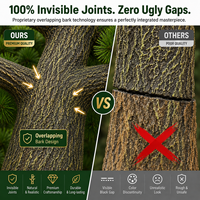 Grand arbre de pin artificiel de 1,8 m (6 pieds) pour extérieur, plante artificielle, faux pin, arbre artificiel pour intérieur, décoration commerciale, vente en gros