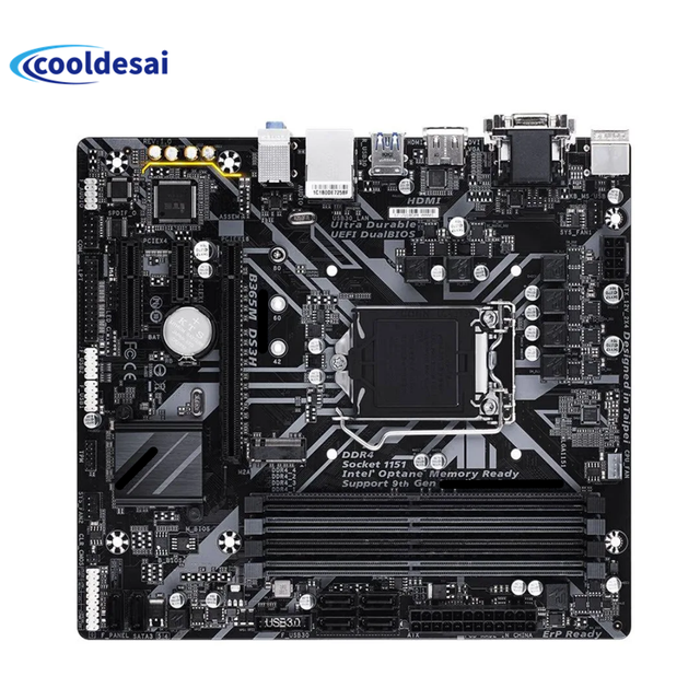For Gigabyte B365M DS3H Motherboard LGA 1151  4x DDR4  HDMI DVI-D and D-Sub (VGA) Sent after testing.