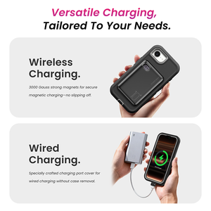 Funda Resistente de 3 Capas con Clip para Cinturón para <span class=keywords><strong>iPhone</strong></span> 16e/17e, Carcasa Antigolpes de PC+TPU con Soporte y Protección contra el Polvo - Product Image 3