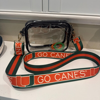 Ensemble cadeau personnalisable pour les essentiels du jour de match des Miami Hurricanes (inclut un sac transparent, un bracelet à chaîne, une casquette de baseball, un gobelet de 20 oz)