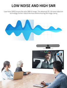 Caméra de vidéoconférence 4K AI Auto-Tracking 10X <span class=keywords><strong>ePTZ</strong></span> avec haut-parleur BT sans fil Barre vidéo pour les équipes Zoom Skype et plus - Product Image 6