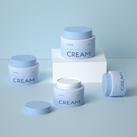 Vente en gros de pots en plastique PP personnalisés de 30 g, 50 g, 80 g, 100 g, pots pour beurre corporel, pots cosmétiques vides pour crème, emballage pour soins de la peau