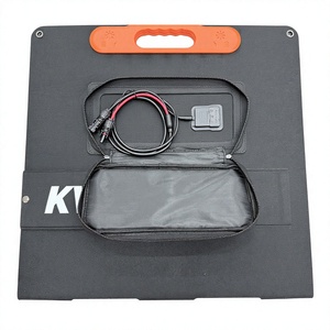 Station d'alimentation <span class=keywords><strong>solaire</strong></span> portable KWAFOO CB100W, batterie 236Wh, <span class=keywords><strong>panneau</strong></span> monocristallin pliable 100W/60W (efficacité 23,5%) pour le <span class=keywords><strong>camping</strong></span> - Product Image 3