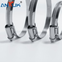 Collier de serrage en acier inoxydable 304 420mm 450mm 480mm Grand diamètre ANRUK pour l'installation de puits d'eau