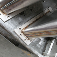Réacteur de film de base personnalisé en acier inoxydable, fabrication de tôles, pièces pliées en aluminium, pièces en tôle
