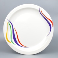 Assiettes en mélamine de qualité supérieure, incassables, réutilisables, sans BPA, vente en gros