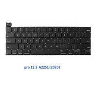 Claviers d'ordinateur portable US FR GR IT SP AR RU UK pour Macbook A2251 2020 ans 13.3 pouces A2251 clavier d'ordinateur portable
