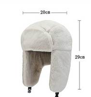 Cozy Plush Winter Faux Fur Trapper Sombreros Earflap Ski Hunting Warm Hats Ushanka Sombreros gruesos de pescador