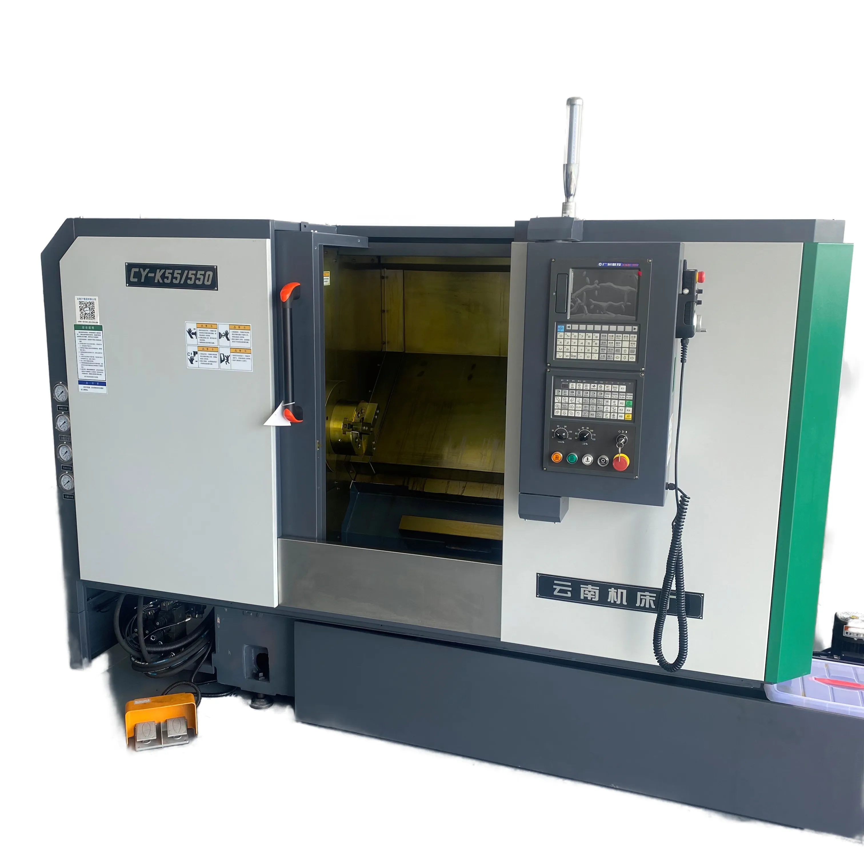 CY-K55/550 Durable Using Low Price Lathe Machine From China Type Cnc Automatic Lathe