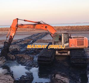 Sottocarro Anfibio MAXWAY (MMCL) Big Float con Motore DOOSAN e Cuscinetti per Escavatore Hitachi MAX200PU-S - Product Image 6