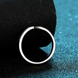 แหวนเพชรโมอิสรูปตัววีสำหรับผู้หญิงแหวนหมั้นสุดหรูสำหรับ S925 - Product Image 5