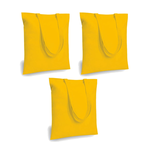 Sacs fourre-tout promotionnels en toile de coton réutilisables et lavables avec motif de lettres personnalisé, logo imprimé sur mesure et boucle réglable - Product Image 2