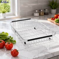 Égouttoir à vaisselle en fil métallique pour assiettes, bols et tasses, organisateur de rangement pour placard et table