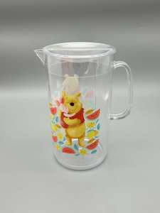 2020 Fábrica al por mayor de grado alimenticio <span class=keywords><strong>1.5L</strong></span> elegante jarra de agua de plástico con logotipo impreso personalizado - Product Image 4