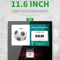 Caisse enregistreuse tout-en-un NORGEE avec écran tactile Android de 8 pouces et lecteur de codes-barres pour la vérification des prix, garantie de 10 ans (noir/argent)