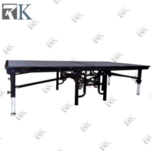 Steel Portable Mobile Folding Outdoor <b>Stage</b> With Wheels for Event - Product Image 5