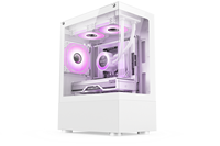 OEM ODE High Quality Black White Glass ATX Tower Gaming Computer Cases Mid Tower Gaming Casing for Desktop PC Server Stock