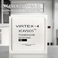 Chip FPGA Xilinx Virtex-4 XC4VSX35-10FFG668I FFG668 de Montaje Superficial para Procesamiento de Señales Digitales, Circuito Integrado