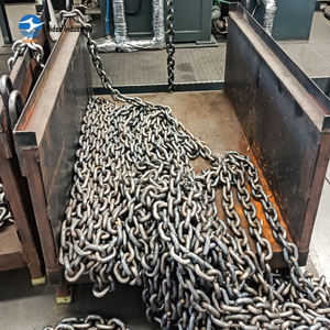 Cadena <span class=keywords><strong>de</strong></span> Pesca Estándar Japonesa G80, Acero Superaleado, Electro-Galvanizada y Galvanizada por Inmersión en Caliente, para Anclaje Marino y Pesaje <span class=keywords><strong>de</strong></span> Redes - Product Image 5