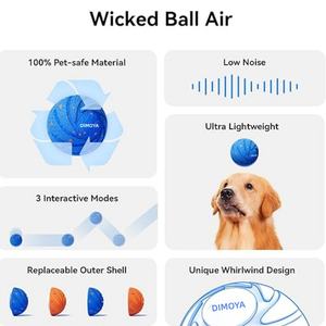 Giocattolo Interattivo Intelligente per Cani di Taglia Media e Grande, Modello 2026, in Materiale E-TPU Personalizzato, Impermeabile IPX7, con Valutazione di Rimbalzo Elevata - Product Image 2