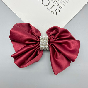 Lazos de cinta hechos a mano con adornos de diamantes de imitación para accesorios para el cabello, uso diario, primavera 2024, origen Jinhua - Product Image 3