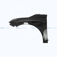 Pour Fiat 500 Abarth 595 695 (2008-2026) – Kit carrosserie auto avec élargisseurs d'ailes avant ventilés style DLF6 en fibre de carbone