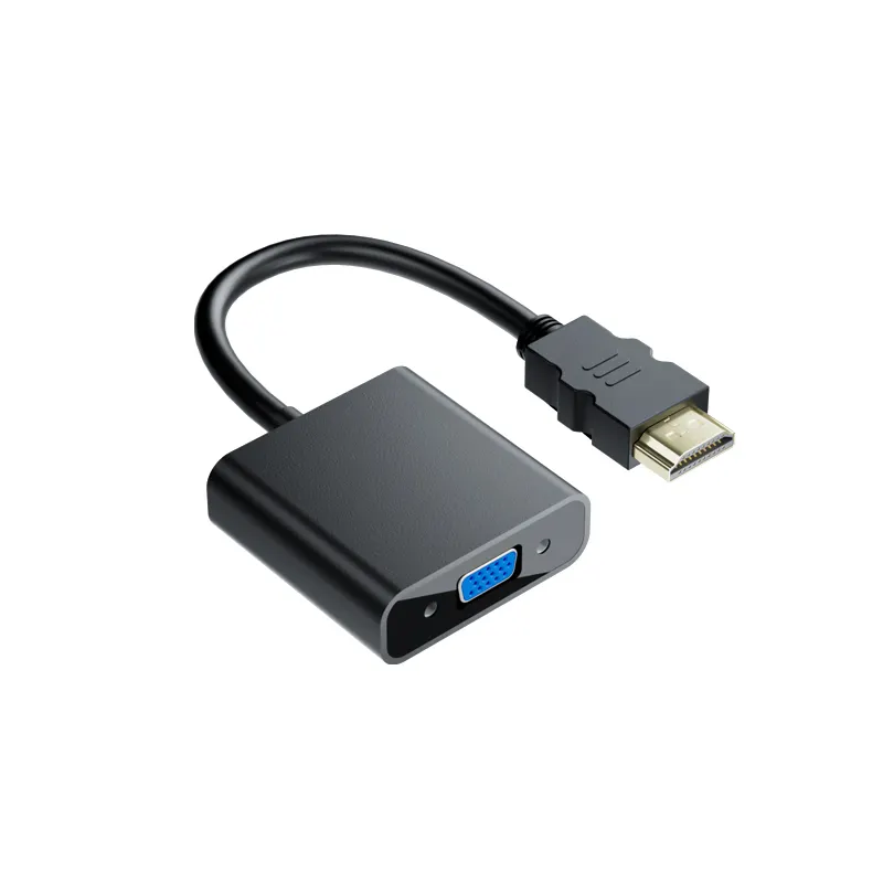 Factory Cheap Price OEM HDMI Male to VGA Female Adapter Cable HDMI to VGA Adaptor Dongle HDMI to VGA Converter