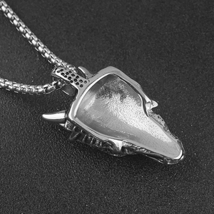 Nuevo Colgante de Cabeza de Dragón de Acero Inoxidable Personalizado para Hombre, Joyería Fundida al por Mayor para Motociclistas - Product Image 6