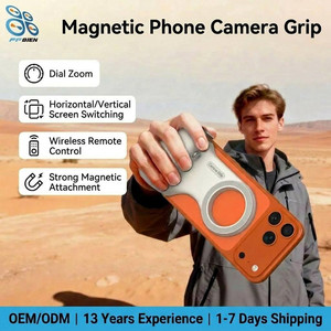 Support de téléphone magnétique avec <span class=keywords><strong>stabilisateur</strong></span> de caméra à forte adhérence magnétique et lumière d'appoint LED réglable pour vlogueurs professionnels - Product Image 1