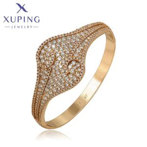 A00363376 Xuping joyería cinturón forma grueso brazaletes pulsera joyería mujer moda india brazaletes - Product Image 1