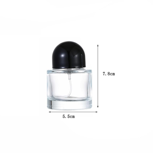 Wholesale Custom Logo <b>30ml</b> 50ml 100ml Round Fancy Empty Clear Glass <b>Perfume</b> <b>Bottle</b> Screw Cap Custom Heat Transfer Printing - Product Image 4