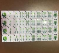 Jeu de tuiles de Mahjong américain 160 pièces en acrylique, impression intérieure 4 couches, gravé et peint, luxe, qualité supérieure, vente en gros