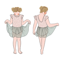 Vente en gros de haute qualité polyester manches flottantes ballerine tutu jupe barboteuse col style décontracté fleur peinture impression
