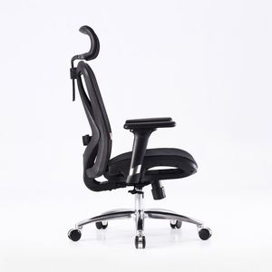 Chaise de bureau ergonomique pivotante M57 en maille avec dossier massant et support lombaire – Vente en gros - Product Image 2