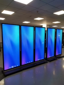 Dẫn Áp phích màn hình hai mặt ba lần dẫn điện tử áp phích Màn hình hiển thị 3 mặt dẫn biểu ngữ - Product Image 6