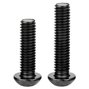 Vente directe d'usine - Vis à tête hexagonale en acier noir à bouton champignon - Product Image 4