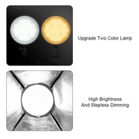 Caméra Smartphone Streaming en direct Studio d'enregistrement vidéo Photo Shooting LED Soft Light Box Video Beauty Makeup LED Lamp Soft Box