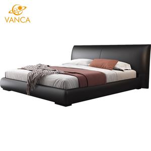 Современная Роскошная бархатная платформа, деревянные кровати с обивкой, двойная кровать размера «Super king-Size» с отделением для хранения - Product Image 5