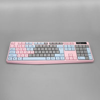KW-107S pleine taille 2.4G sans fil Standard clavier japonais russe français anglais espagnol USB nouveau clavier d'ordinateur Promotion